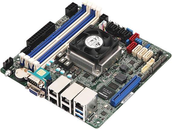 ASRock Rack C3558D4I-4L Atom C3558 Mini ITX Motherboard w/Quad GbE LAN, IPMI, 13 x SATA Connectors