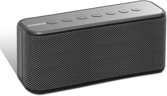 xdobo X8 Plus Portable Bluetooth Speaker, 80W Loud Stereo with TWS, IPX5 Waterproof, 12H Playtime, Type-C Charging, 360° Surround Sound, Deep Bass