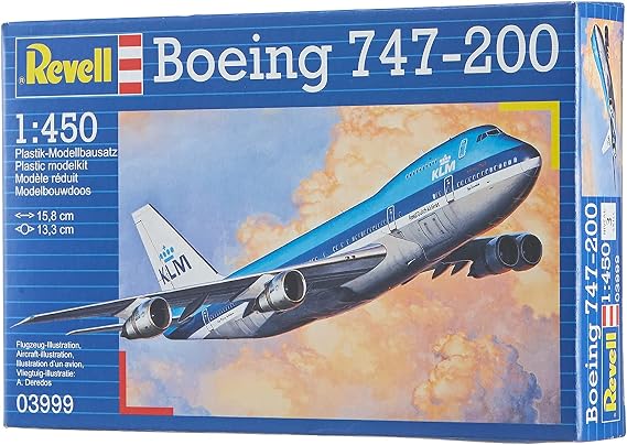 q4you Revell 03999 Boeing 747-200, Plastic Model Kit
