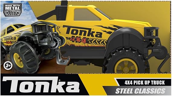 Basic Fun Tonka Steel Classics - 4x4 Pick Up Truck