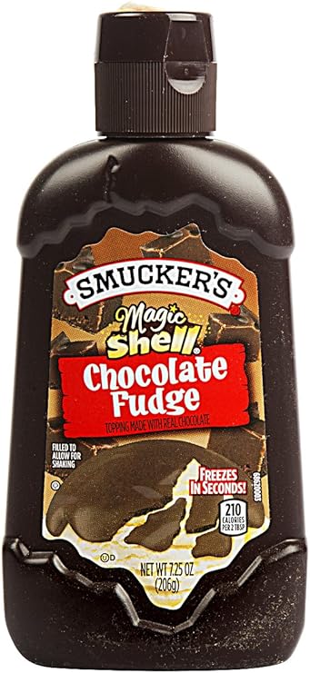 Smuckers Magic Shell Chocolate Fudge Ice Cream Topping 206g
