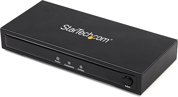 StarTech S-Video or Composite to HDMI Upscaler, 720p (VID2HDCON2)