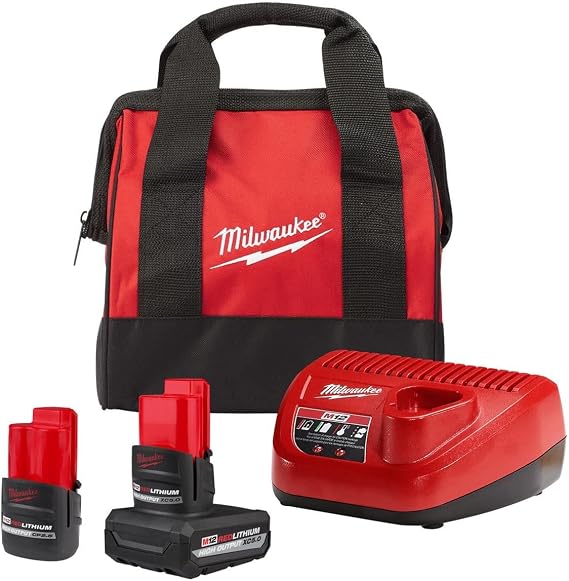Milwaukee Electric - M12 REDLITHIUM. HIGH Output. XC5.0/CP2.5 Starter K