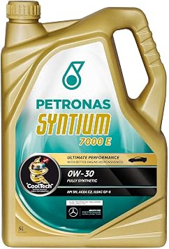 PETRONAS Syntium 7000 E Engine Oil 0W30 5L 5 Litres ACEA C2 API SN ILSAC GF-5