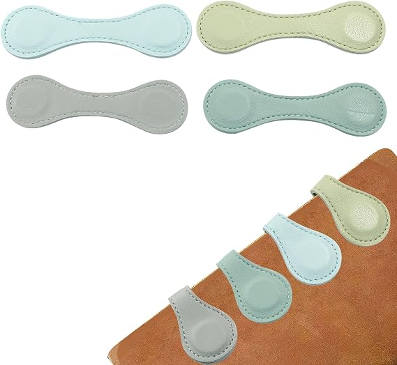 Jiozermi Magnetic Bookmarks, Light Colour, 4 Pcs