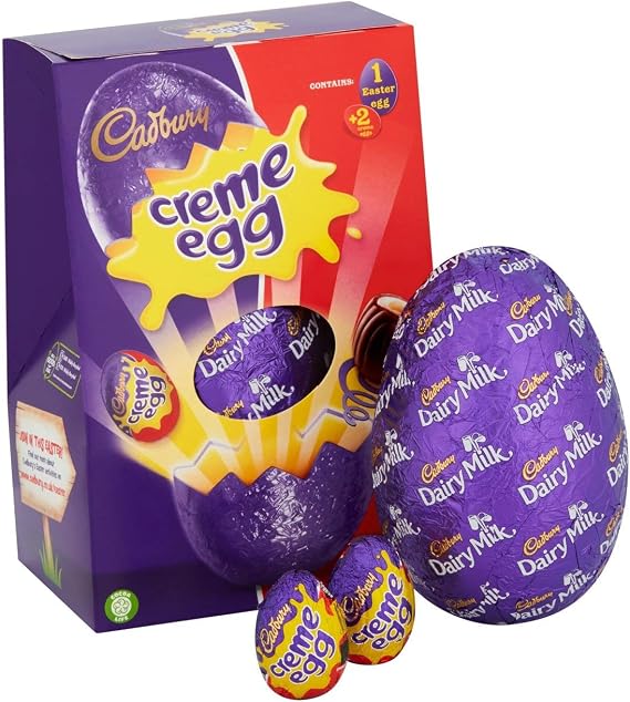 Cadbury Creme Egg Large Chocolate Easter Egg, 100 g
