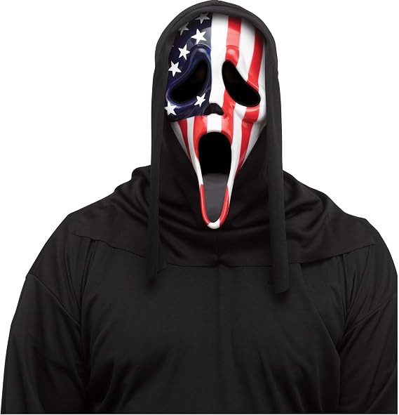 Fun World Unisex Ghost Face Mask Mask (pack of 1)