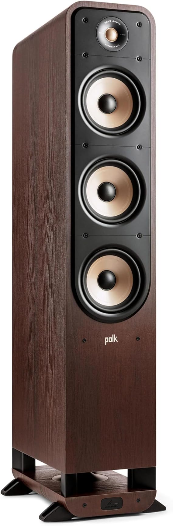 Polk Audio Signature Elite ES60 Tower Speaker, Single, Contemporary Walnut