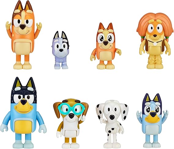 Bluey Heeler Family Figure Pack