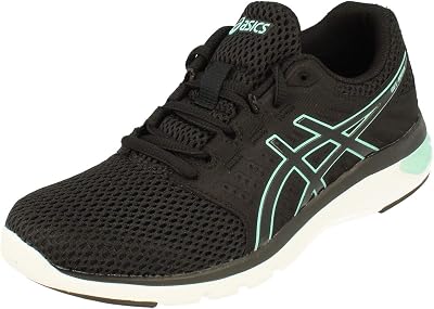 ASICS Gel-Moya Womens Running Trainers T891N Sneakers Shoes UK 3.5 US 5.5 EU 36, Black Aruba Blue 9090