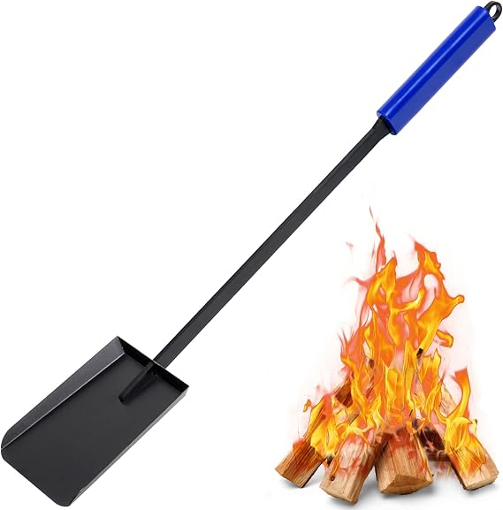 28in Fireplace Shovel Ash Shovel for Fire Pit Fireplace