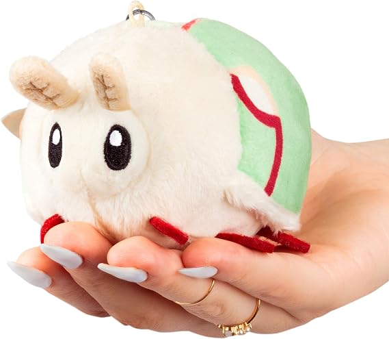 Squishable - Micro Luna Moth - Garden Collection - 4.5 in - Soft Toy Collectible Stuffed Animal - Metal Keychain Backpack Clip