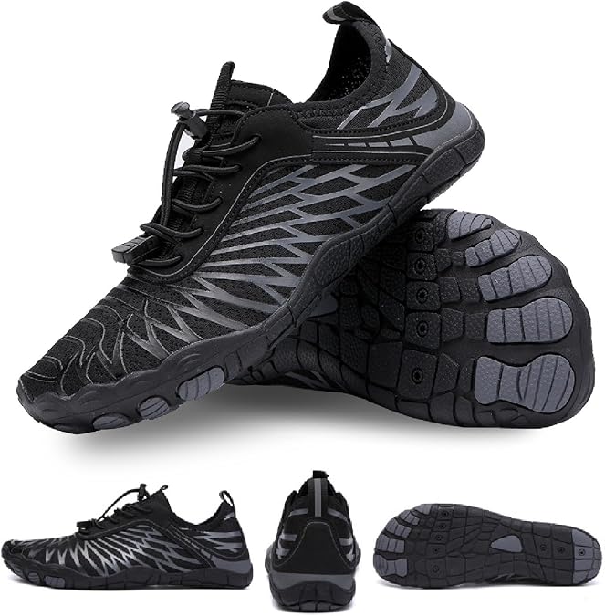 Hike Barefoot Shoes for Women & Men, Pro Hiking & Walking Shoes with Wide Toe Box, Non-Slip, Lightweight & Breathable