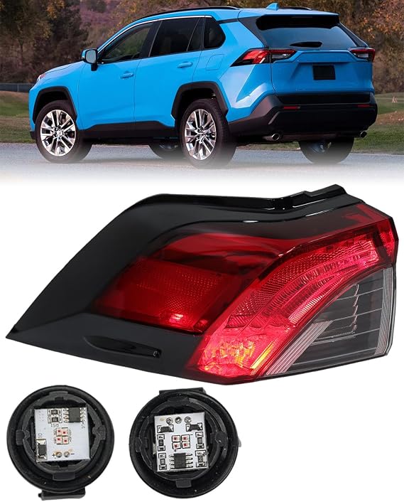 Tail Light Rear Brake Lamp For Toyota RAV4 2019 2020 2021(Left Driver Side) Not include bulbs Replace TO2805148 81550-0R090