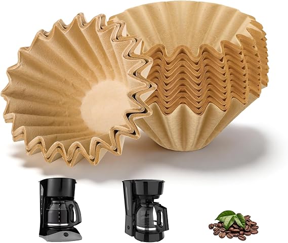 Coffee Filters Compatible with 5 Cup 4 Cup Coffee Maker, 100 Pack | Unbleached Thicken Coffee Paper Filters, for Pour Over, Workers and Home Daily Use, Mini Small Coffee Filters, Disposable