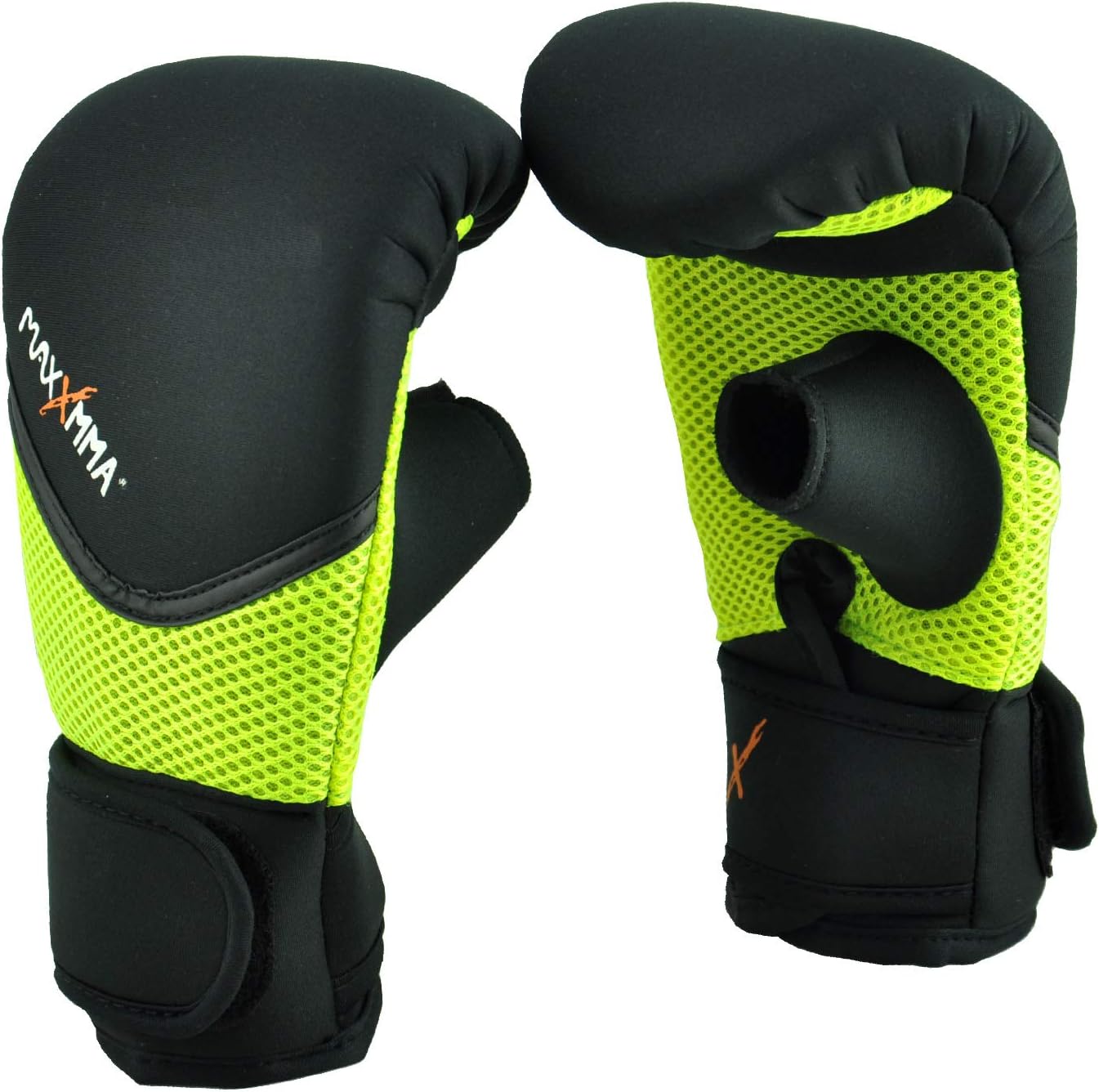 MaxxMMA Neoprene Washable Heavy Bag Gloves - Boxing Punching Training