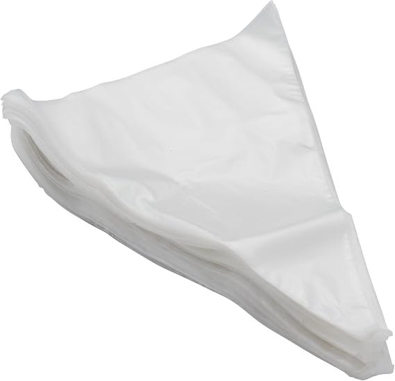 Cake Boss Decorating Tools 12-Inch Disposable Plastic Icing Bags, 100 Count
