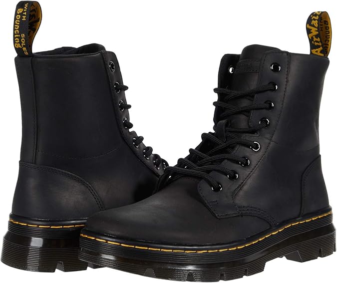 Dr. Martens Women's Combs Ambassador Leather 8 Tie Boot Fashion Boot