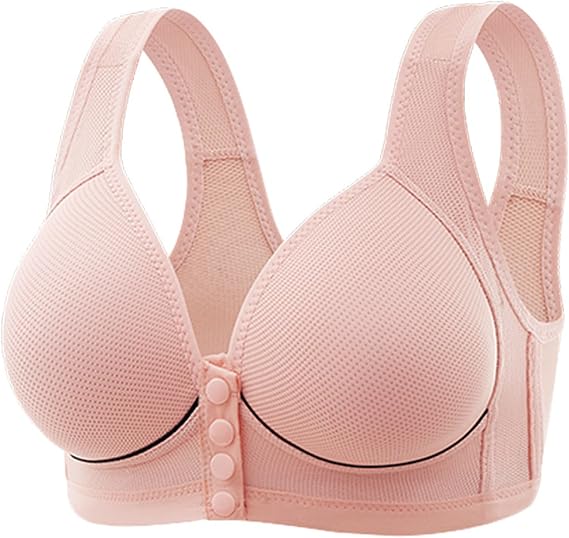 Evybliss Bra, Evybliss Moona Bra,Moona Bra- Front Closure Breathable Bra for Seniors