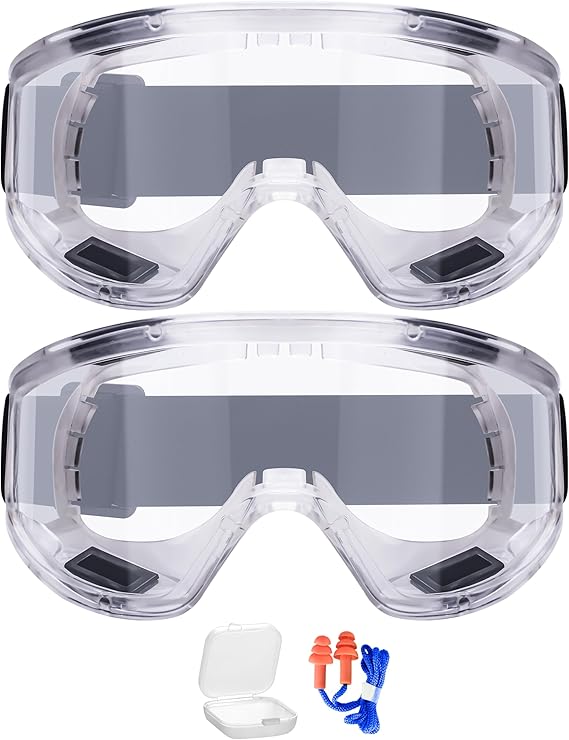 AirGearPro Vision-1000 Anti-Fog Safety Goggles, ANSI Z87.1 Anti-Scratch