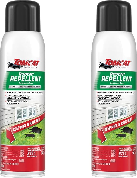Tomcat Rodent Repellent for Indoor and Outdoor Mouse and Rat Prevention, Ready-to-Use, 1 gal.