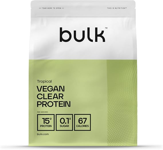 Bulk Clear Vegan Protein, Tropical, 300g | Plant Based Protein Powder Shake