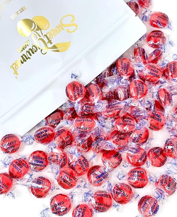 SweetGourmet Sugar-Free Cinnamon Discs Hard Candy, Individually Wrapped, 3 Pounds, Fat-Free, Gluten-Free, 270 Pieces