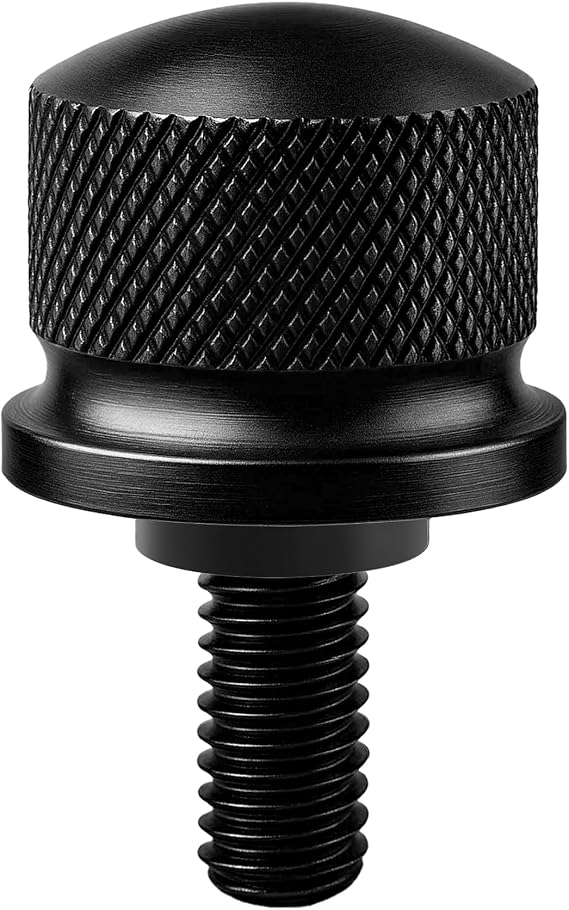 Black Aluminum Alloy Seat Bolt Screw Suitable to for Harley Davidson 1996-2024(1 Pc Bolt)
