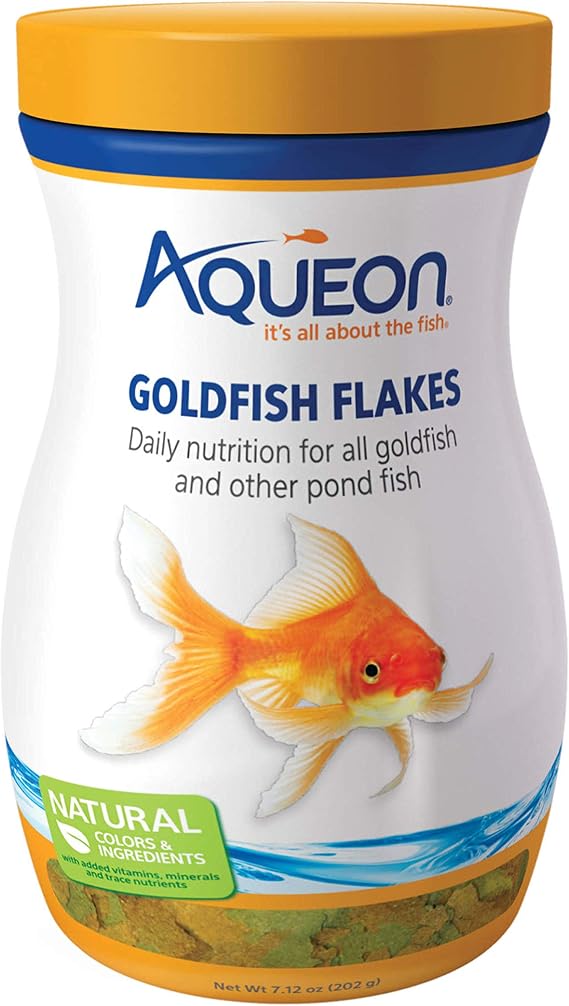 Aqueon Goldfish Food Flakes, Fish Food, 7.1 Ounces