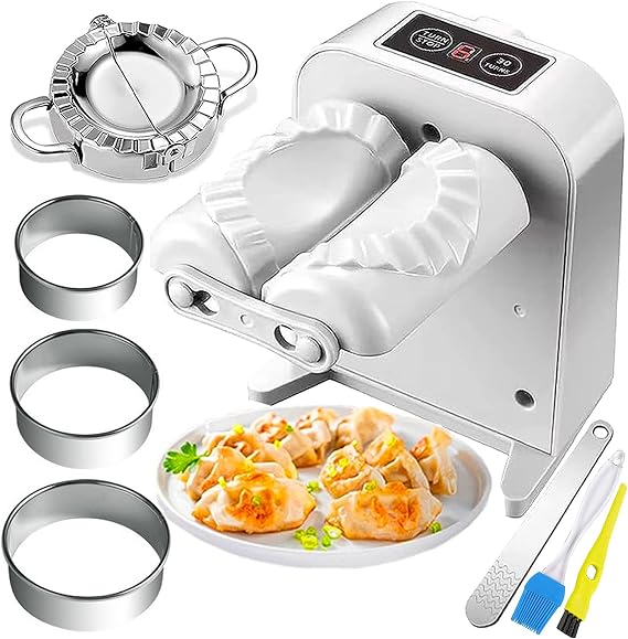 Electric Dumpling Maker Machine, USB-C Rechargeable Automatic Press 2 Modes