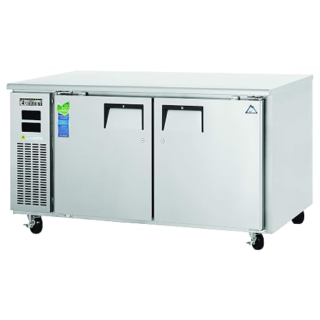 ETRF2 59-1/4' Two-Door Side Mount Undercounter Dual Temp Refrigerator/Freezer Combo, 18-Cubic Feet, NSF