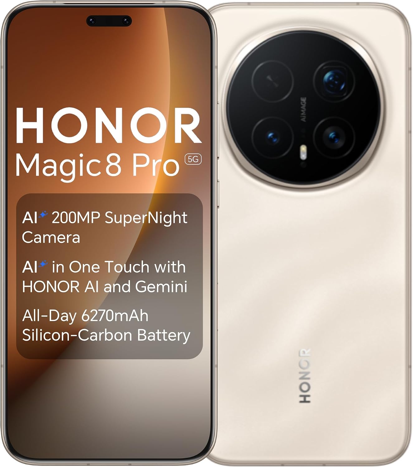 HONOR Magic8 Pro Snapdragon 8 Elite Gen 5 12GB RAM 512GB ROM 5G Smartphone
