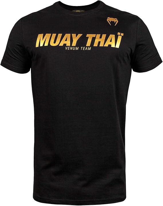 Venum Muay Thai VT T-Shirt - Black/Gold - M