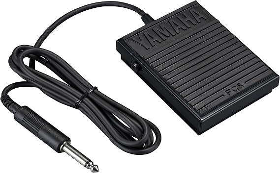 Yamaha Compact Foot Switch, Universally Compatible, 5-Foot Cable, 0.25-Inch Plug, Black FC5