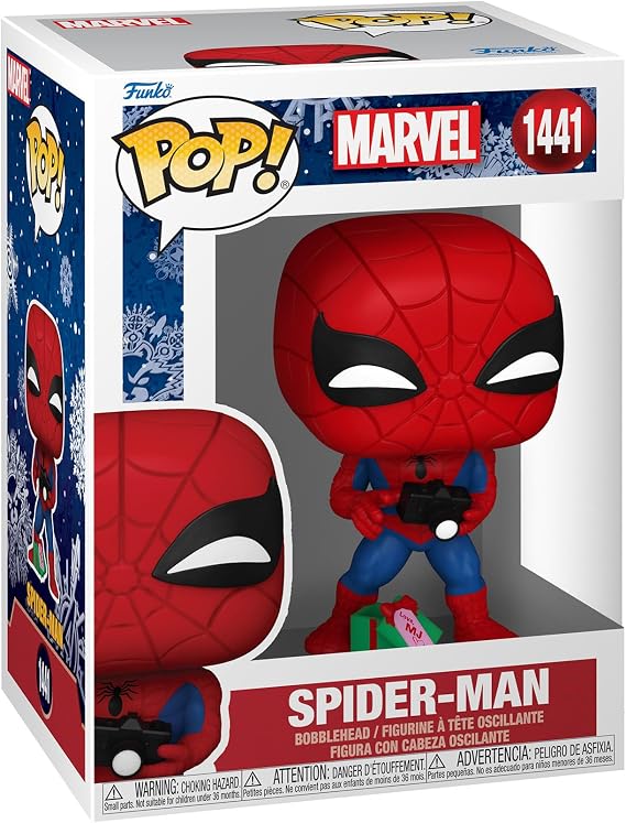 Funko POP! Marvel: Spider-Man with Open Gift