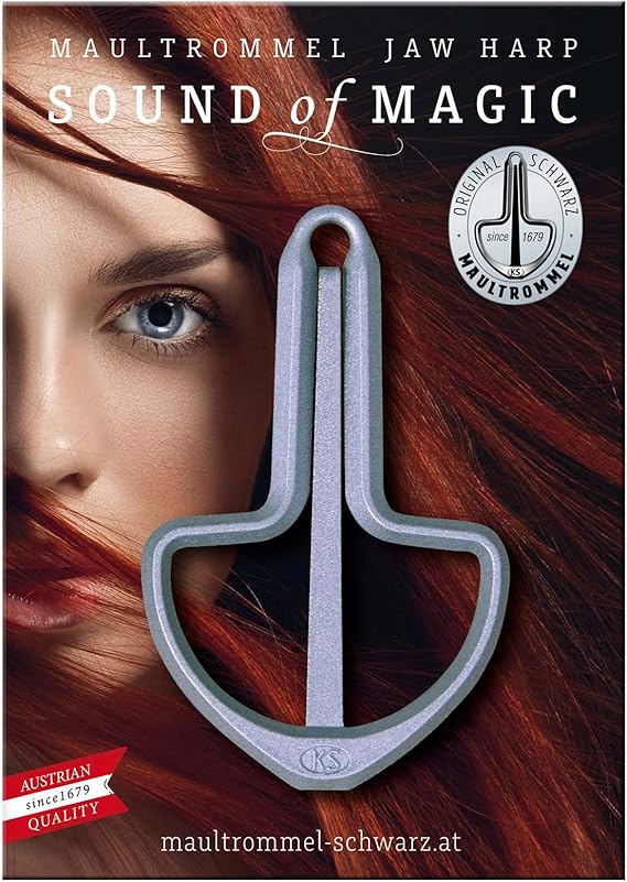 Schwarz SH-12 Jaw Harp Individual #12 Brass & Spring Steel, Half-Moon Design, Assorted Colors