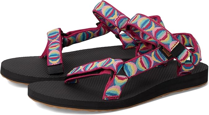 Teva Women's Original Universal Sport Sandal, Burst Blue Tile, 8
