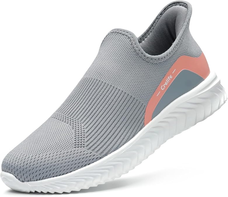 STQ Slip on Sneakers Women Ladies Comfortable Arch Support Soft Breathable Lightweight Tennis Casual Nurse Maternity Elderly Comfort Standing Walking Travelling