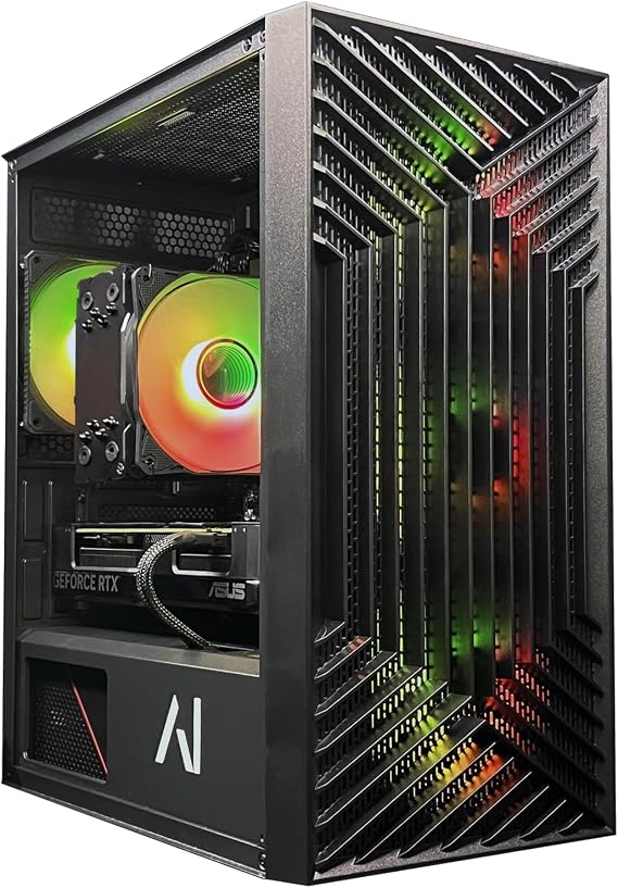 Advanced Plus Gaming Desktop PC | Ryzen 7 7800X3D | 32GB DDR5 RAM | RTX 4070 Super 12GB | 1TB NVME SSD | 650W Gold Power Supply | ARGB Fans | Windows 11 Home