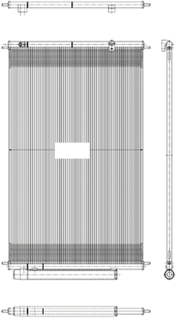 CPP Air Conditioning Condenser for 2007-2013 Acura MDX AC3030122