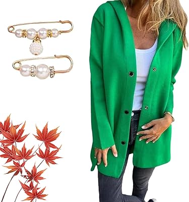 GDSAFS Casual Single Breasted Hooded Jacket, 2025 New Lapel Neck Long Sleeve Solid Color Trench Coat for Women