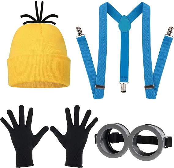 Halloween Costume Accessories Adults Kids Steampunk Goggles Glasses/Black Gloves and Other Accessories for Mens Womens
