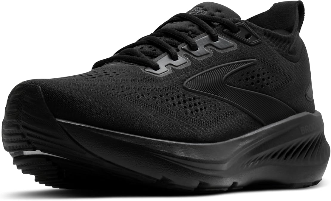 Brooks Men's Glycerin GTS 23 Support Running Shoe, Black/Black/Ebony, 11 Wide