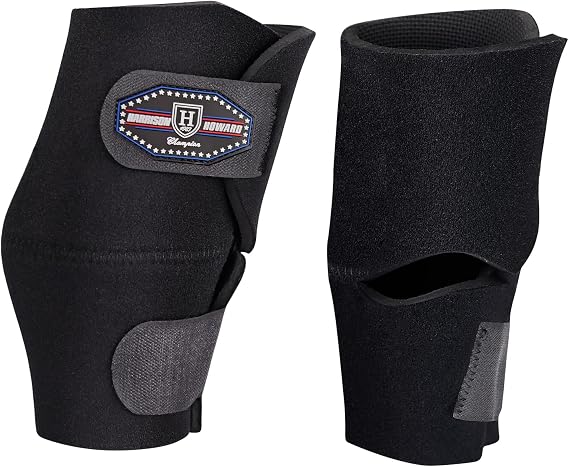 Harrison Howard Equine Knee Boot Superb Protection Non-Slip Interior Surface Cut-Out Opening for Horse