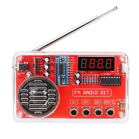 EIELE Soldering Practice Kit Digital Display HD Power Failure Memory Transparent Case Excellent Soldering Practice Project Ideal for School Teaching and Beginners (Soldering Required)