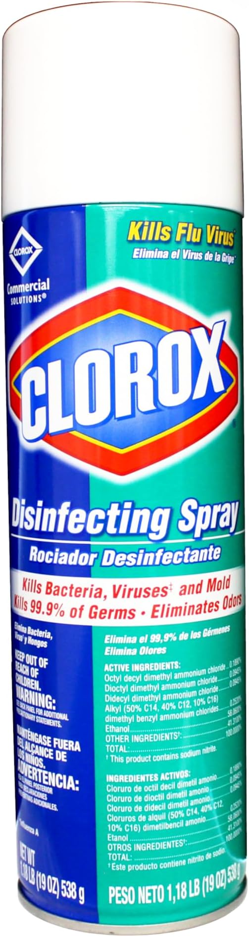 Clorox Disinfecting Spray, Fresh Scent, 19 Oz Bottle