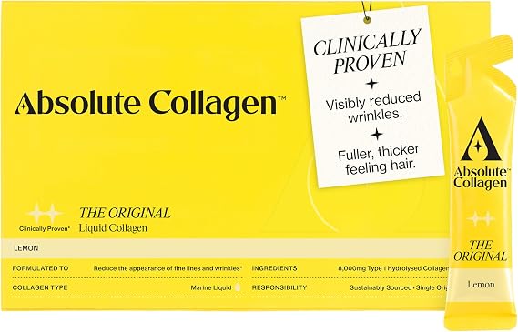 Absolute Collagen Marine Collagen Liquid 8000mg - Lemon, 14 Sachets