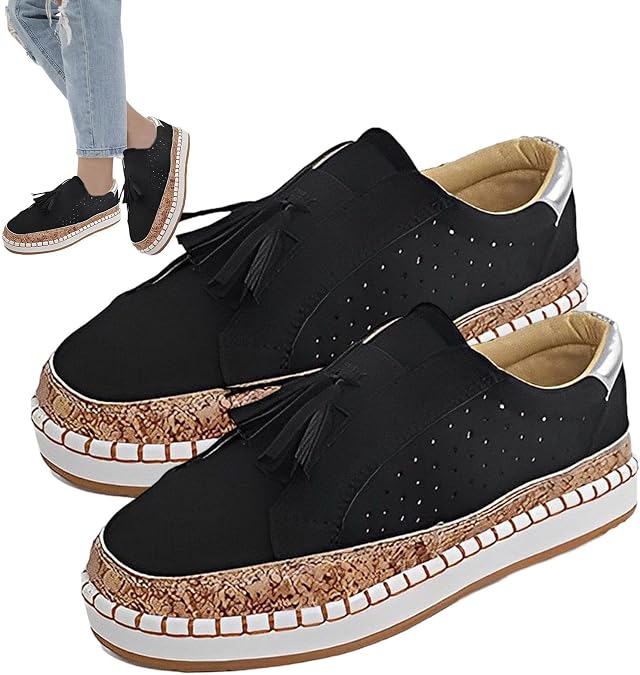 SUKUMA Women's Walking Shoes, Orthopedic Shoes Breathable - Tennis Athletic Casual Sneakers Anti-Slip Running Shoes
