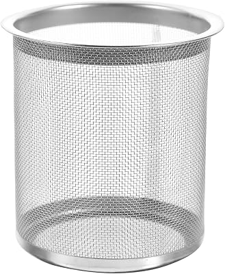 Tea Strainer for Teapot Stainless Steel Mesh Filter Loose Leaf Tea Infuser Basket Replacement Insert 2.48X2.36X2.36In for Home Brewing and Afternoon