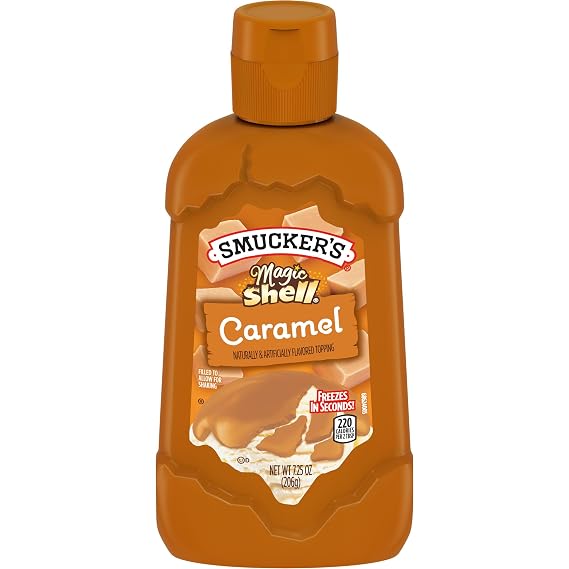 Smucker's Magic Shell Caramel Flavored Topping, 7.25 Ounces